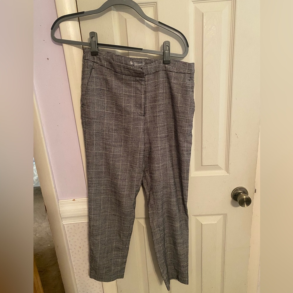 Plaid H & M dress trousers